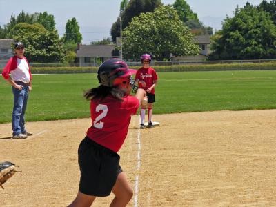 Alexis at bat