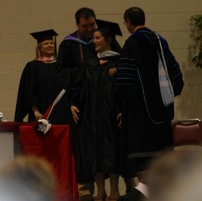 Megan Receiving Her Hood