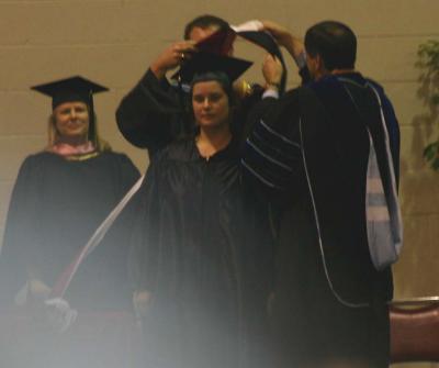 Megan Receiving Her Hood