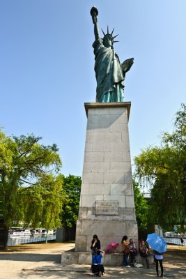 Statue de la Libert de l'ile aux Cygnes
