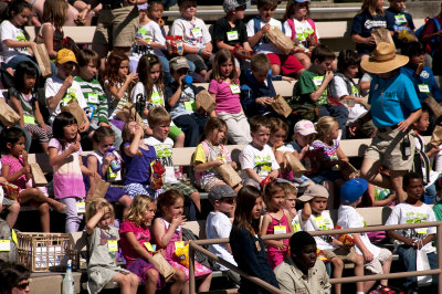 Audience at the kids show