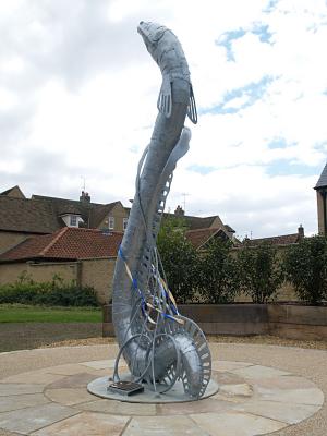 The Eel by sculptor Peter Baker