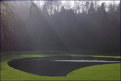 the Crescent lake, Studley Royal water gardens