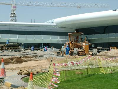 1341 24th May 06 New terminal progress at Sharjah Airport.JPG