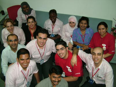 1425 21st June 06 Air Arabia Team at Sharjah Airport.JPG