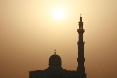 1837 24th June 06 Al Warqa Mosque at sunset.jpg