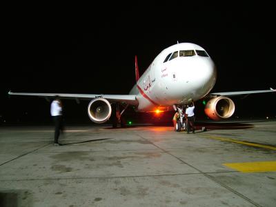 2348 22nd June 06 Late Night Arrival at Sharjah Airport.JPG