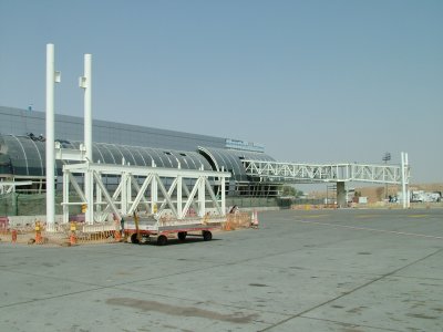 0831 25th June 06 Progress with airbridges at Sharjah Airport.JPG
