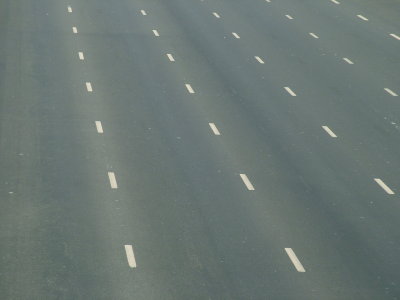 1756 2nd August 06 Rare Empty Highway in Dubai.JPG