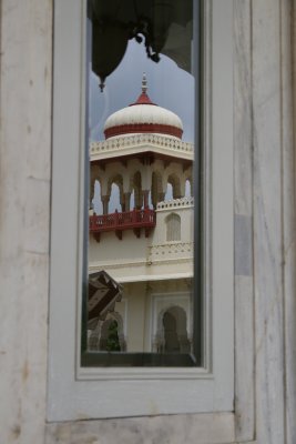 Window Reflection Rambagh Palace Jaipur.JPG