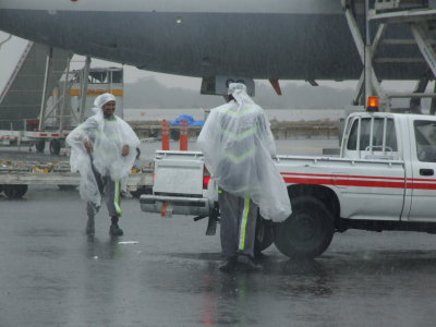 1238 15th January 2008 Porters wet weather gear at Sharjah Airport.JPG