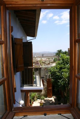 View from upstairs looking towards Larnaca