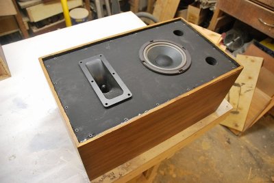 bookshelf speaker rebuild