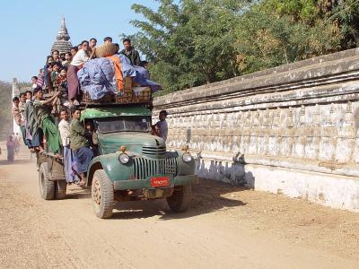 Pilgrims from counrtyside Burma