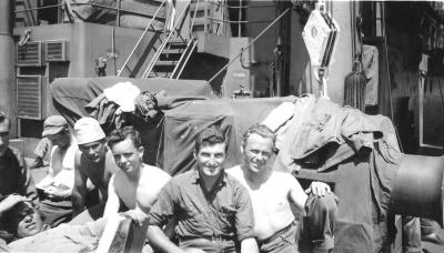 Dad aboard ship WWII