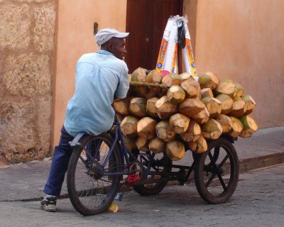 Santo Domingo street seller