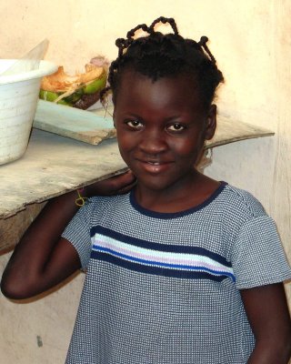 Girl with braids