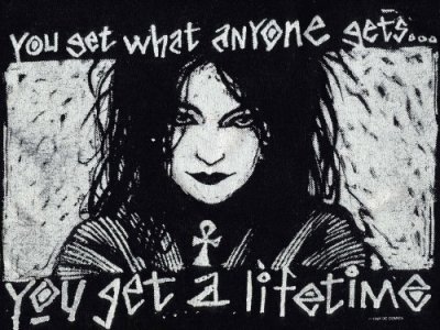 sandman-you get what anyone gets  by death
