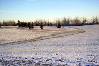 Snow covered park # 2