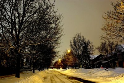 Side Road At Night