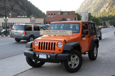 Spent $250 on raffle tickets for Ouray Jeep giveaway - Crush Wrangler