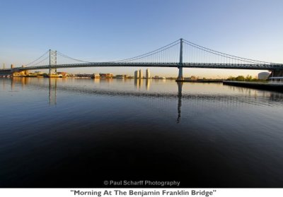 127  Morning At The Benjamin Franklin Bridge.JPG