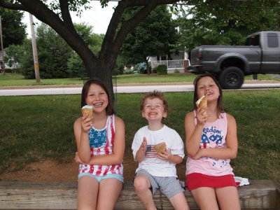 4th of July Ice cream at Hoffman's