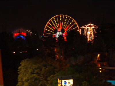 I needed a tripod but this was the view from our balcony at night