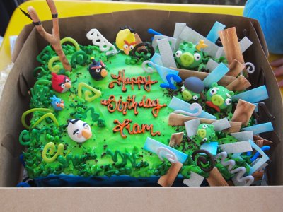 The much anticipated Angry Birds Cake