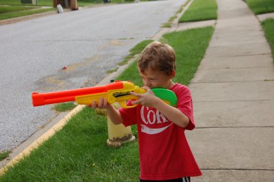 Liam target shooting