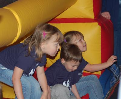 Rory, Dustin and Reagan on their field trip to FOur Seasons