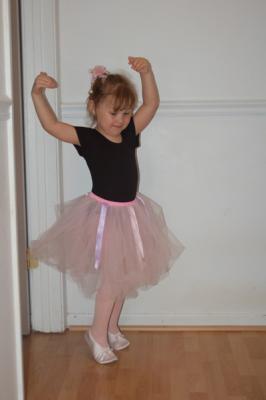 Rory pulled on a tutu to show us how it's done on stage