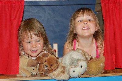 Puppet show at the Children's Museum