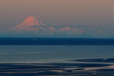 Mt.Redoubt Alpenglow