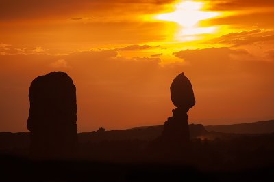 Balanced Rock Sunset