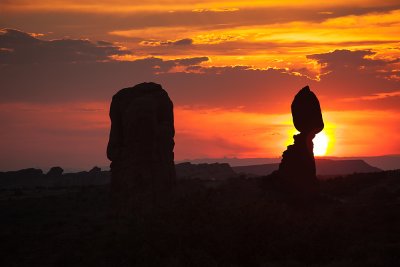 Balanced Rock Sunset