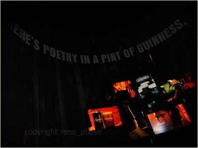there's poetry in a pint of guinness.....