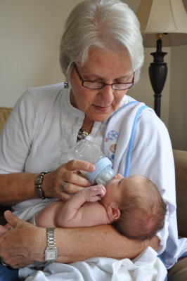 Grandma and baby Ella