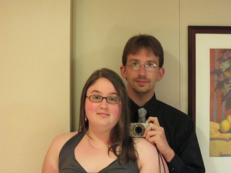Jer and I on formal night.