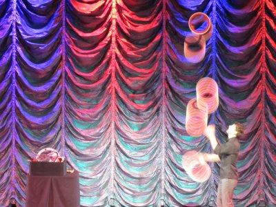One of the theater acts was a very good, very neurotic juggler.