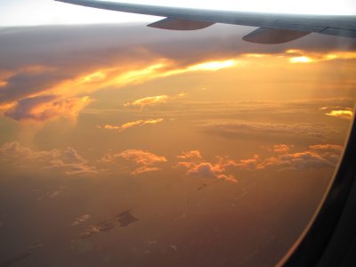 Heading home from San Juan.
