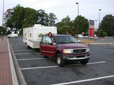 Camping along I-95