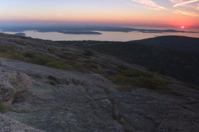 Cadillac Mountain in Acadia National Park, Maine