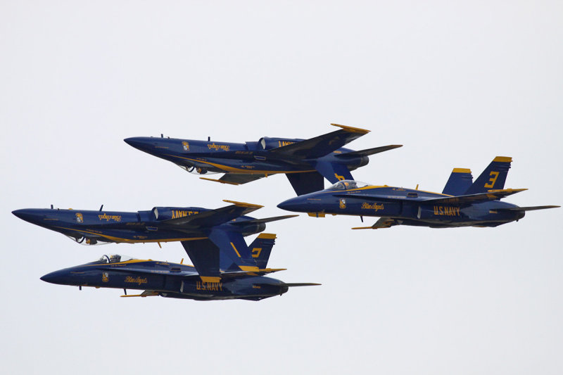 US Navy Blue Angels; McDonnell Douglas (Boeing) F/A-18C Hornet