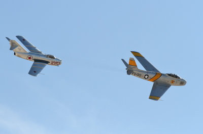 MiG-15 & F-86