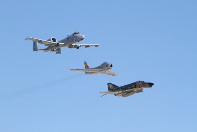 USAF Heritage Flight (F-4,A-10,F-86)