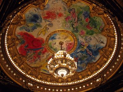 Palais Garnier (Paris Opera) - Chagall ceiling