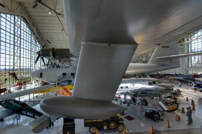 Spruce Goose, Side View (HDR image)