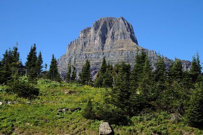 Mount Clements from the Visitors Center