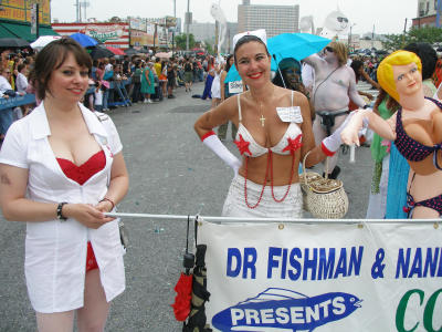 It's Doctor Fishman's Plastic Blow up Doll